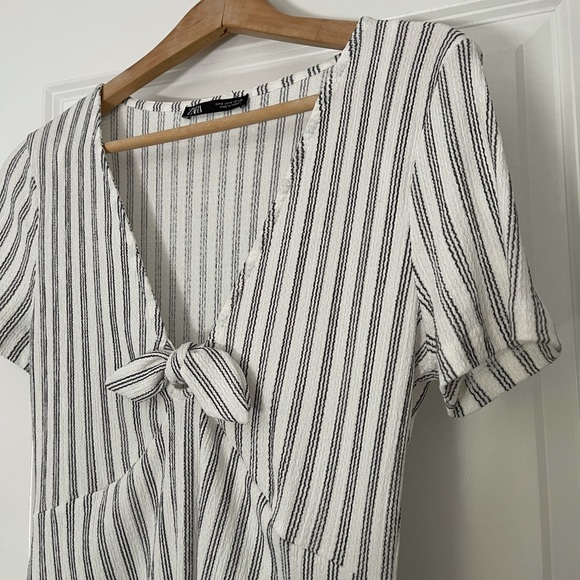 ZARA STRIPED DRESS - Picture 2 of 5